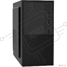 Компьютерный корпус Minitower ExeGate BAA-308 (mATX, без БП, 2*USB, HD Audio, черный)