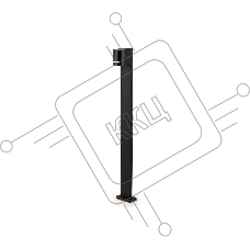 Светильник Ambrella light ST3754 BK черный IP54 GU10 max 35W 136*105*800