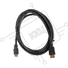 Кабель Cablexpert HDMI-mini HDMI CC-HDMI4C-6, 19M/19M, v2.0, медь, позол.разъемы, экран, 1.8м, черный, пакет