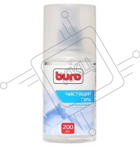 Чистящий набор (салфетки + гель) Buro BU-Gsurface (салфетка и гель) для поверхностей 200мл