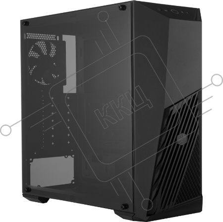 Корпус без БП Cooler Master MasterBox K501L, 1xUSB3.0, 1xUSB2.0, 1x120 Fan,  1x120 Red Led Fan, w/o PSU, Black, ATX