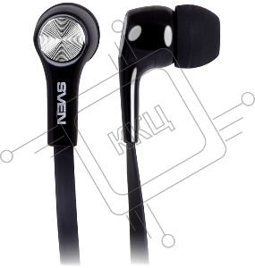 Внутриканальные стереонаушники с микрофоном SVEN E-210M, чёрный