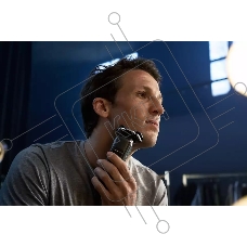 Бритва роторная Philips S7882/55 питан.:элек.сеть/аккум. синий/серебристый