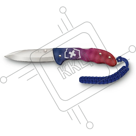 Нож перочинный Victorinox Evoke Alox (0.9415.D221) 136мм 5функц. синий/красный подар.коробка