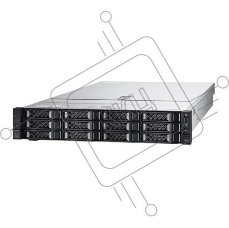 Сервер F+ tech FPD-10-SP-5K3H20-CTO в составе: 2U 12x3.5