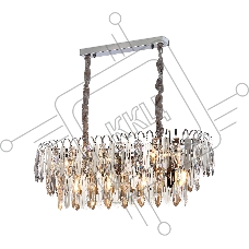 Светильник Ambrella light TR5259/10 CH/CL хром/прозрачный E27*10 max 40W 800*300*270