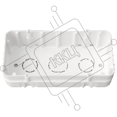 Коробка установочная Bylectrica Коробка установочная 2-местн. для бетона и кирпича, 130х67х35 мм (К-211)