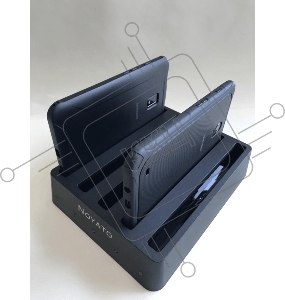 Зарядная станция для планшетов Samsung Galaxy Active Tab2, 5 слотов, Pogo pin, Short circuit protection, Output: pogo pins max. 2A, 100/240V