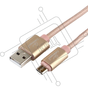 Кабель USB 2.0 Cablexpert CC-U-mUSB01Gd-1.8M, AM/microB, серия Ultra, длина 1.8м, золотой, блистер