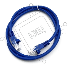 Патч-корд Buro cat5E molded 1м голубой RJ-45 (m)-RJ-45 (m)