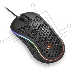 Мышь проводная Sharkoon Light2 S черный, 6200 dpi, USB, кнопки - 8