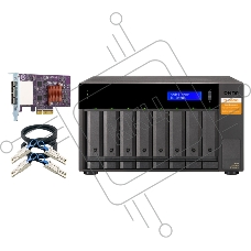 Полка расширения сетевого хранилища без дисков SMB QNAP TL-D800S SATA expansion enclosure, 8-tray 3,5