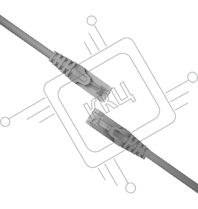 Патч-корд NTSS NTSS-PC-FTP-RJ45-5e-0.5-LSZH-GY NTSS-PC-FTP-RJ45-5E-0.5-LSZH FTP RJ-45 вил.-вилка RJ-45 кат.5E 0.5м серый LSZH (уп.:1шт) 26AWG