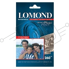 Фотобумага Lomond 1103302 10x15/260г/м2/20л./белый полуглянцевое для струйной печати