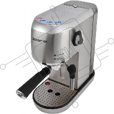 Кофеварка эспрессо Polaris PCM 2001AE нержавеющая сталь, исп. кофе - молотый, 1.5 л, 1400 Вт, 20 Бар.