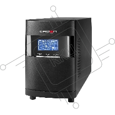Источник бесперебойного питания CROWN On-Line CMUOA-350-1K EURO 1000VA/900W, корпус металл, TOWER, АКБ 3*12V/7AH, PF-0.9, AVR 110-300V, порт RJ-11/45+USB/RS-232, EPO, розетки 2*EURO, входной кабель 2 м, вентилятор охлаждения, автомат, слот для SNMP, порт 