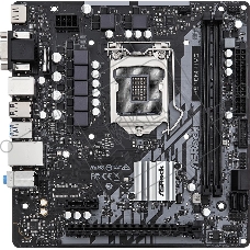 Материнская плата ASRock H510M-HVS R2.0, LGA 1200, Intel H510, 2xDDR4, 4xSATA, 1xPCIe 4.0 x16, 1xPCIe x1, 1xHDMI, 1xVGA, 1x 1Gb LAN, 2xUSB-A 3.2 Gen 1, 4xUSB 2.0, 3x3.5 мм, 7.1, mATX