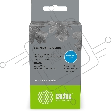 Картридж ленточный Cactus CS-M210-750430 черный шрифт, прозрачный фон (19.1 мм, 6.4 м) для Brady M210/M211/M210-LAB