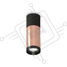 Светильник Ambrella Light XS6326040 PPG/SBK/PBK золото розовое полированное/черный песок/черный полированный MR16 GU5.3