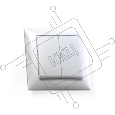 Выключатель 2-кл. СП Селена 10А IP20 С510-379 бел. Кунцево 8103
