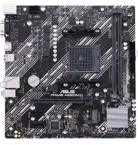 Материнская плата ASUS PRIME A520M-K Soc-AM4 AMD A520 2xDDR4 mATX AC`97 8ch(7.1) GbLAN RAID+VGA+HDMI