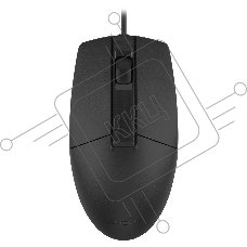Мышь проводная A4Tech OP-330 черный, 1200 dpi, USB, кнопки - 3