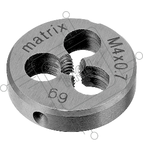 Плашка MATRIX М4x0,7 мм, Р6М5 // 77071