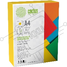 Бумага Cactus CS-CPY-A480500 A4/80г/м2/500л./желтый интенсив