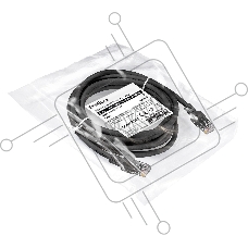 Патч-корд медный ExeGate UTP-RJ45-RJ45-5e-CU-3M-BK, UTP, cat.5e, 3м, черный