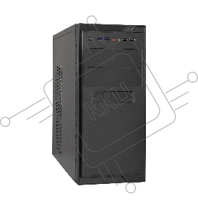 Корпус Minitower ExeGate MA-372UX Black, mATX <UN350, 120mm> 2*USB+2*USB3.0, Audio