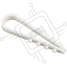 Дюбель хомут Iek UHH35-5-10-100 5-10мм нейлон белый d=5 мм (100шт)