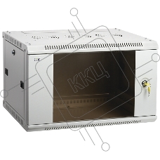 Шкаф LINEA W 15U 600x450 мм дверь стекло, RAL7035 ITK