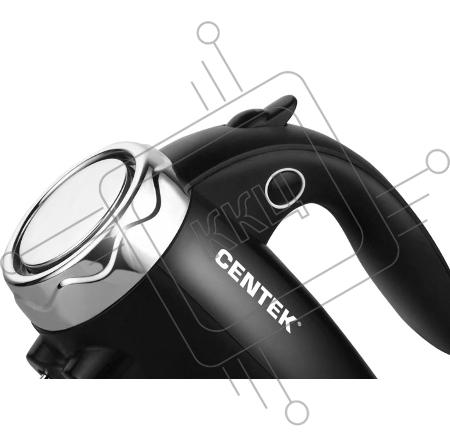 Миксер Centek CT-1115 (черный/хром) 350Вт