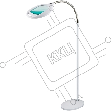 Лупа напольная REXANT, 3D, с подсветкой 42 LED, белая 31-0512