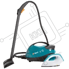 Пароочиститель Bort BDR-2500-RR-Iron, напольный, 2,3 кВт., давление 4 бар., пар 45 г/мин., t-пара 143 °С., бак 1.5 л.