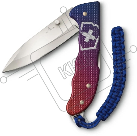 Нож перочинный Victorinox Evoke Alox (0.9415.D221) 136мм 5функц. синий/красный подар.коробка