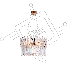 Светильник Ambrella light TR5263/8 GD/CL золото/прозрачный E14/8 max 40W D500*700