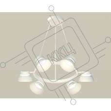 Светильник Ambrella light XB9191100/6 SWH/FR белый песок/белый матовый GX53 (C9191, N8140)