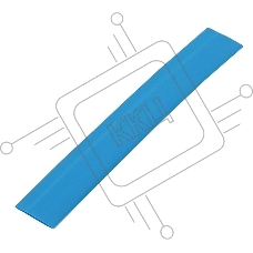Трубка термоусадочная GHS-14-7-B, 14/7мм, Синяя, 1м