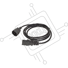 Кабель монитор - компьютер 220V (UPS -> устройство) VCOM <VDE> 3G*0.5mm (CE001-CU)1.8м