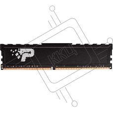 Оперативная память Patriot Signature Premium, DDR4, 4GB (1x4 GB), 2666 MHz, CL19, радиатор, чёрный