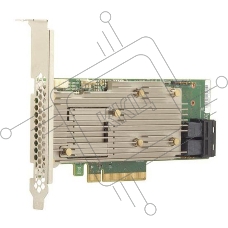 Контроллер MegaRAID 9460-8I SGL (05-50011-02), PCIe 3.1 x8 LP, SAS/SATA/NVMe, RAID 0,1,5,6,10,50,60, 8port(2 * int SFF8643), 2GB Cache, 3508ROC