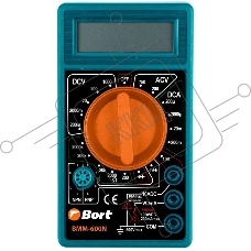 Мультиметр  Bort BMM-600N [91271167] { Диапазон постоянного напряжения 0-1000 тип, диапазон  постоянного тока 0-10 тип, диапазон  переменного напряжения 0-750 тип, 0.1 кг }