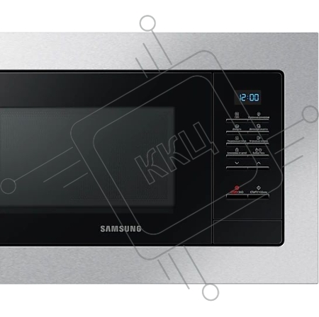 Микроволновая печь Samsung MS20A7013AT/BW 20л. 850Вт нержавеющая сталь/черный (встраиваемая)