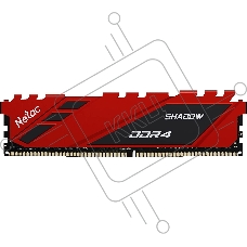 Оперативная память NETAC Shadow, DDR4, 16GB (1x16GB), 3200MHz, CL16, с радиаторами, красный