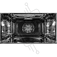 Встраиваемый духовой шкаф компактный, с СВЧ, ШхВхГ: 59.5х45.4х56.8 см, 50 л, гидролизная очистка, черный