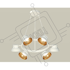 Светильник Ambrella light XB9191101/6 SWH/PYG/CL белый песок/золото желтое полированное/прозрачный GX53 (C9191, N8144)