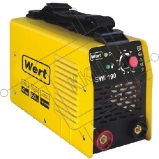 Сварочный инвертор WERT 187150 SWI 190 Инвертер,140-250В, потребление 3.7 кВт, регулировка силы тока 20-190 А, ПВ=190А/60%, диаметр электрода 1.6-4мм, вес 2.4 кг.
