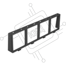 Монтажная рамка OBO Bettermann Modul45 для системы 55 (MT45V 4) полиамид черный
