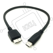 Кабель Type-C на Micro USB Type B кабель 25 см черный